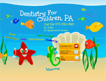 Tablet Screenshot of dentistryforchildrenpa.com